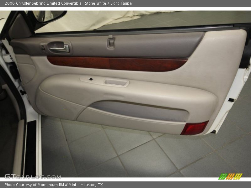 Stone White / Light Taupe 2006 Chrysler Sebring Limited Convertible