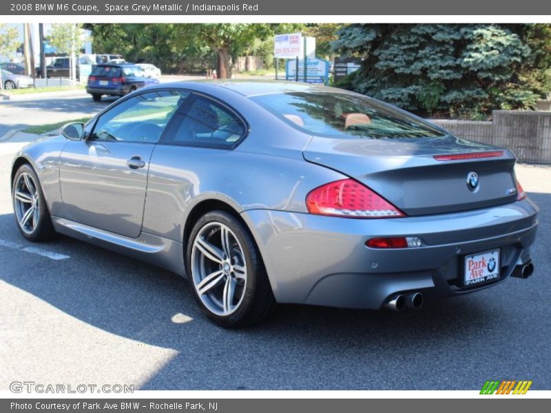 Space Grey Metallic / Indianapolis Red 2008 BMW M6 Coupe