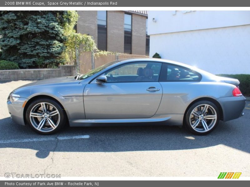 Space Grey Metallic / Indianapolis Red 2008 BMW M6 Coupe