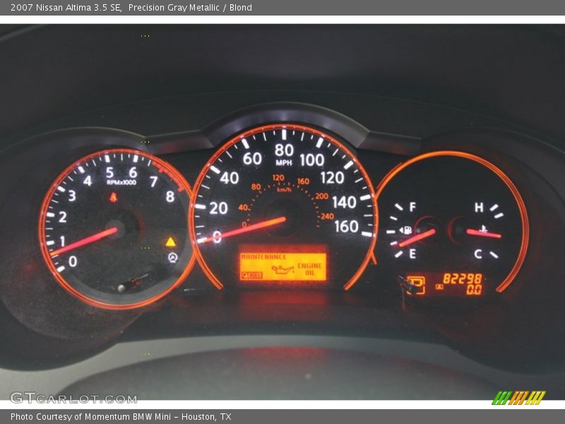 Precision Gray Metallic / Blond 2007 Nissan Altima 3.5 SE