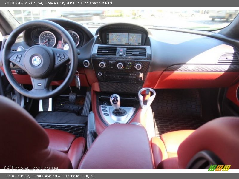 Space Grey Metallic / Indianapolis Red 2008 BMW M6 Coupe