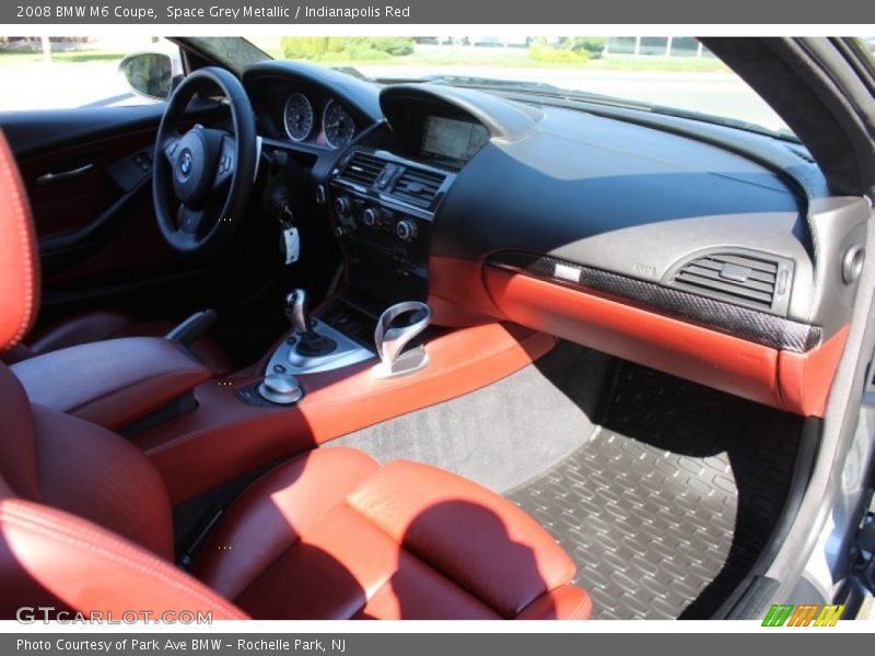 Space Grey Metallic / Indianapolis Red 2008 BMW M6 Coupe