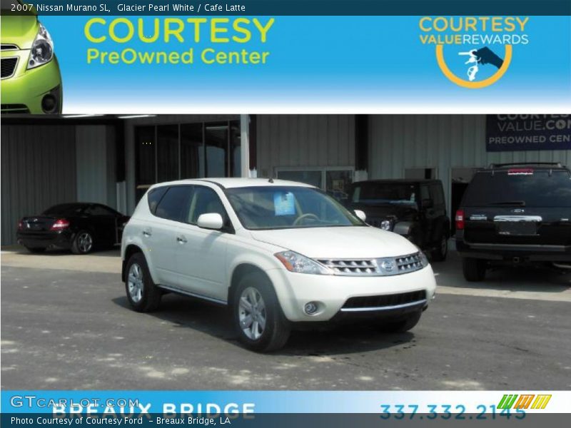 Glacier Pearl White / Cafe Latte 2007 Nissan Murano SL