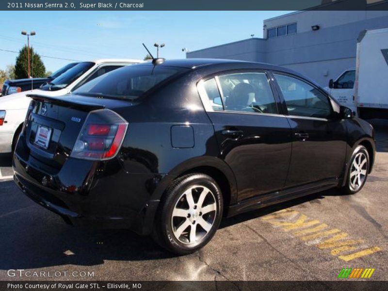 Super Black / Charcoal 2011 Nissan Sentra 2.0