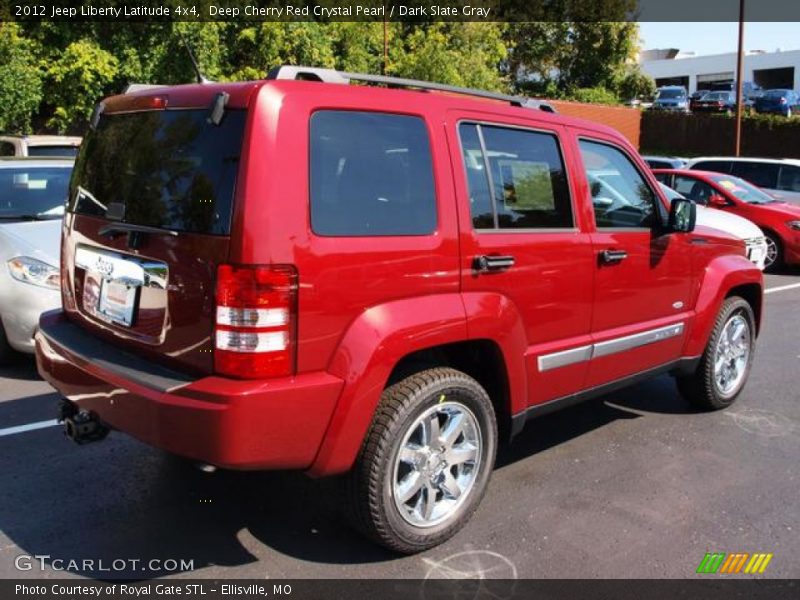 Deep Cherry Red Crystal Pearl / Dark Slate Gray 2012 Jeep Liberty Latitude 4x4