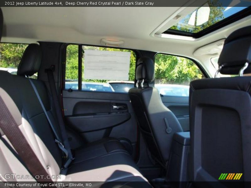 Deep Cherry Red Crystal Pearl / Dark Slate Gray 2012 Jeep Liberty Latitude 4x4