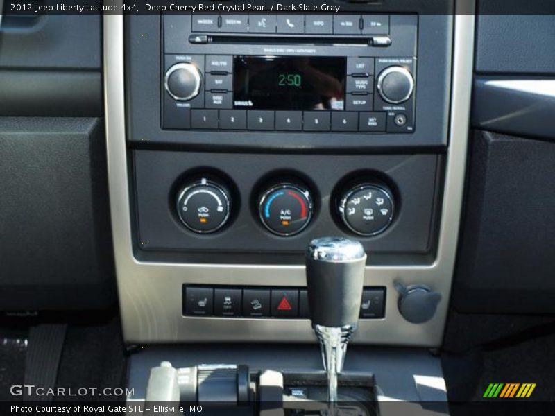 Deep Cherry Red Crystal Pearl / Dark Slate Gray 2012 Jeep Liberty Latitude 4x4