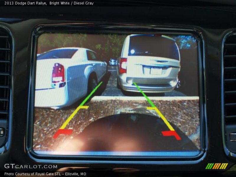 Bright White / Diesel Gray 2013 Dodge Dart Rallye