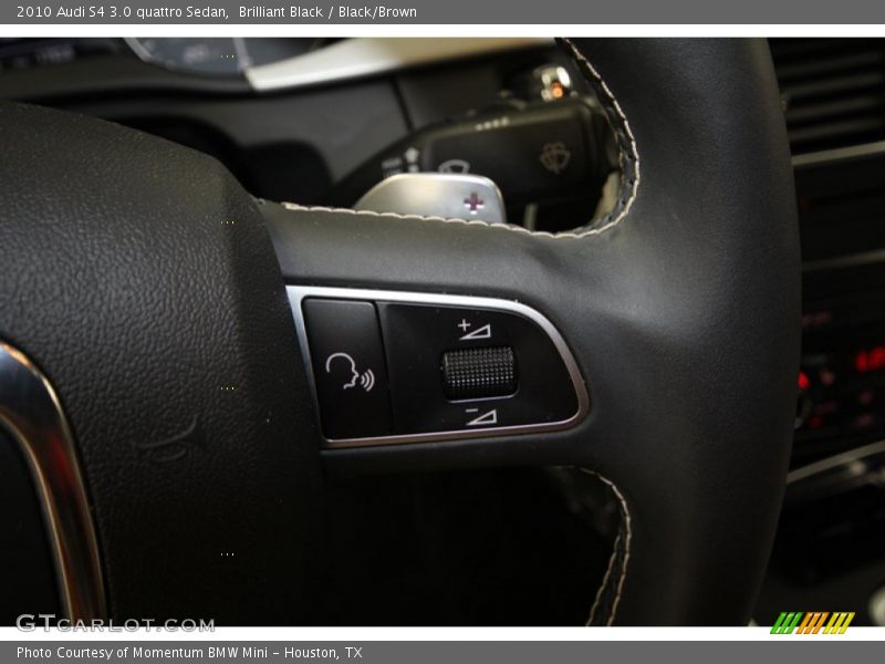 Brilliant Black / Black/Brown 2010 Audi S4 3.0 quattro Sedan
