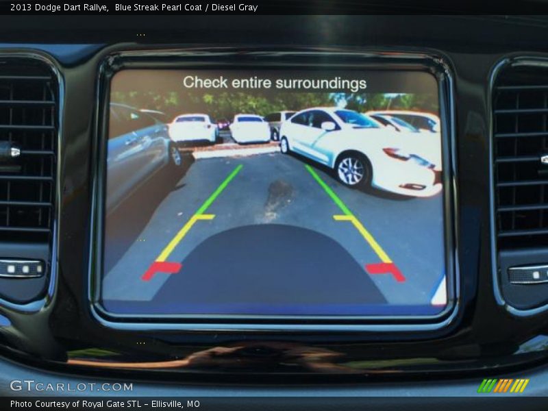 Blue Streak Pearl Coat / Diesel Gray 2013 Dodge Dart Rallye