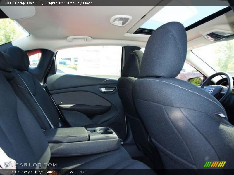 Bright Silver Metallic / Black 2013 Dodge Dart SXT