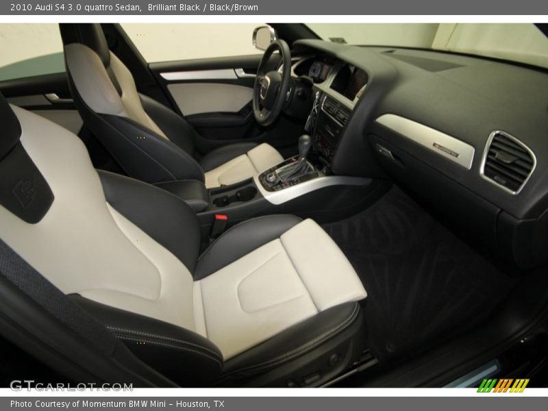Brilliant Black / Black/Brown 2010 Audi S4 3.0 quattro Sedan