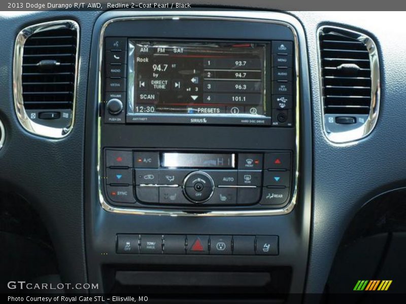 Controls of 2013 Durango R/T AWD