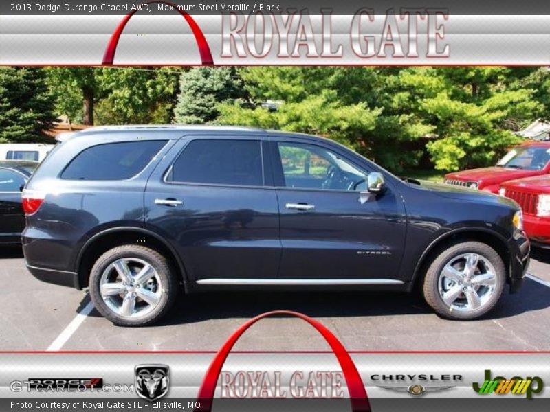 Maximum Steel Metallic / Black 2013 Dodge Durango Citadel AWD