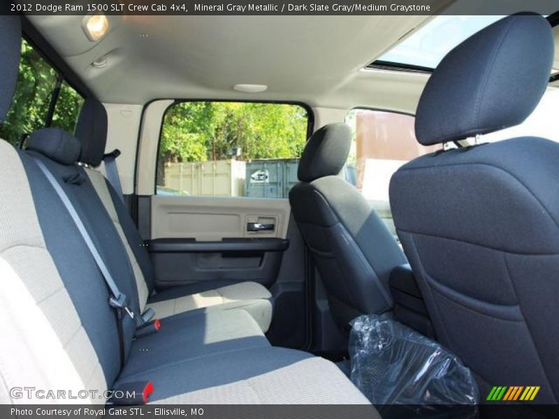 Mineral Gray Metallic / Dark Slate Gray/Medium Graystone 2012 Dodge Ram 1500 SLT Crew Cab 4x4