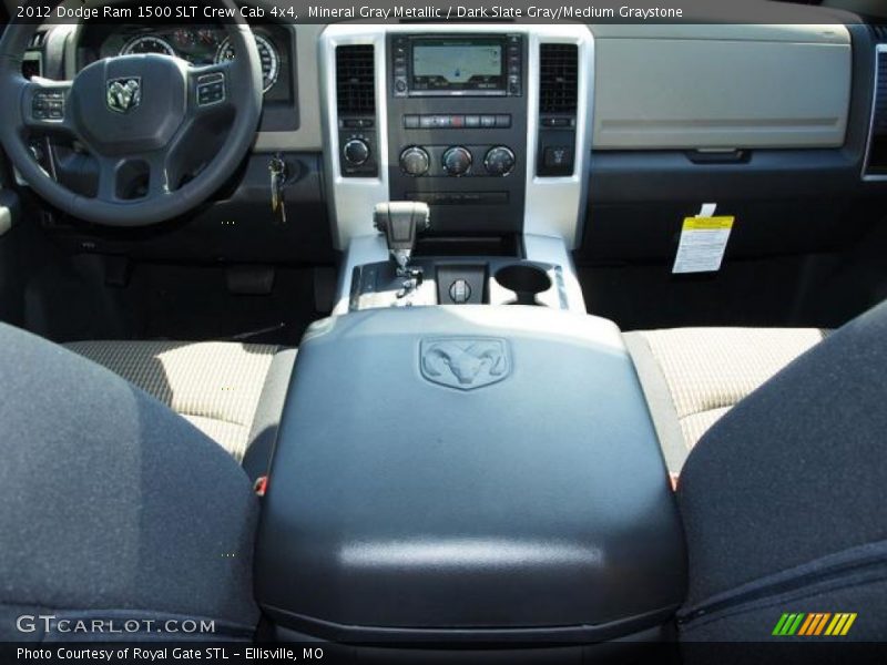 Mineral Gray Metallic / Dark Slate Gray/Medium Graystone 2012 Dodge Ram 1500 SLT Crew Cab 4x4