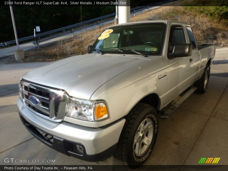 Silver Metallic / Medium Dark Flint 2006 Ford Ranger XLT SuperCab 4x4