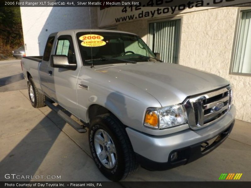 Silver Metallic / Medium Dark Flint 2006 Ford Ranger XLT SuperCab 4x4
