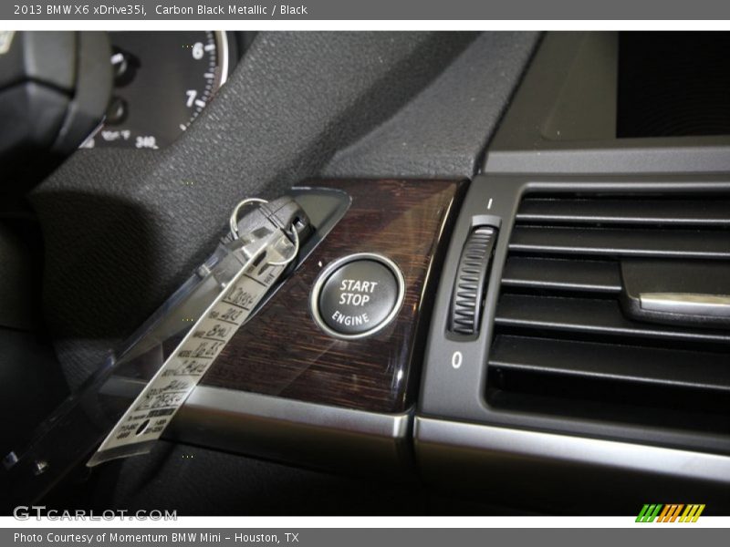Carbon Black Metallic / Black 2013 BMW X6 xDrive35i