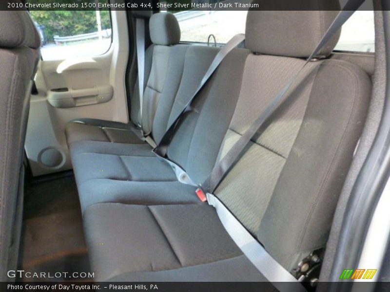 Sheer Silver Metallic / Dark Titanium 2010 Chevrolet Silverado 1500 Extended Cab 4x4