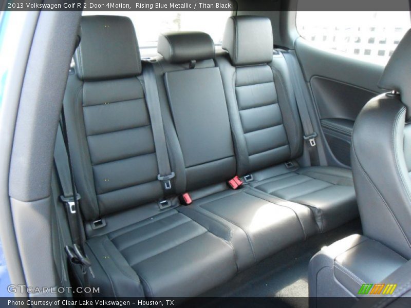 Rear Seat of 2013 Golf R 2 Door 4Motion