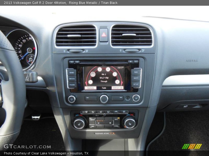 Rising Blue Metallic / Titan Black 2013 Volkswagen Golf R 2 Door 4Motion