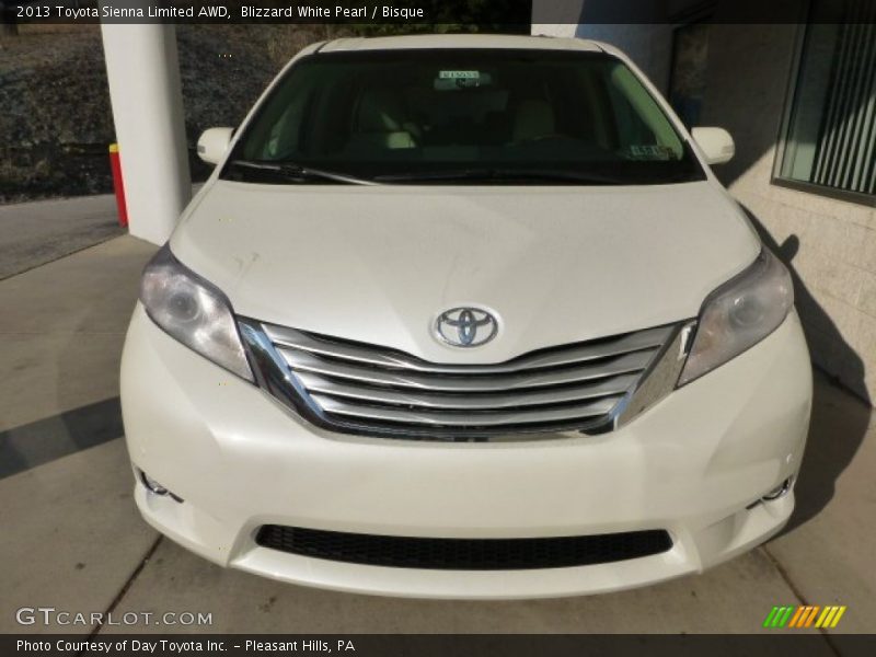  2013 Sienna Limited AWD Blizzard White Pearl