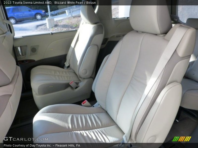 Blizzard White Pearl / Bisque 2013 Toyota Sienna Limited AWD