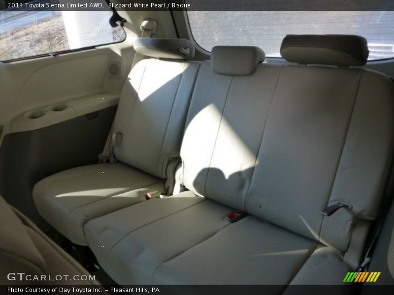 Blizzard White Pearl / Bisque 2013 Toyota Sienna Limited AWD