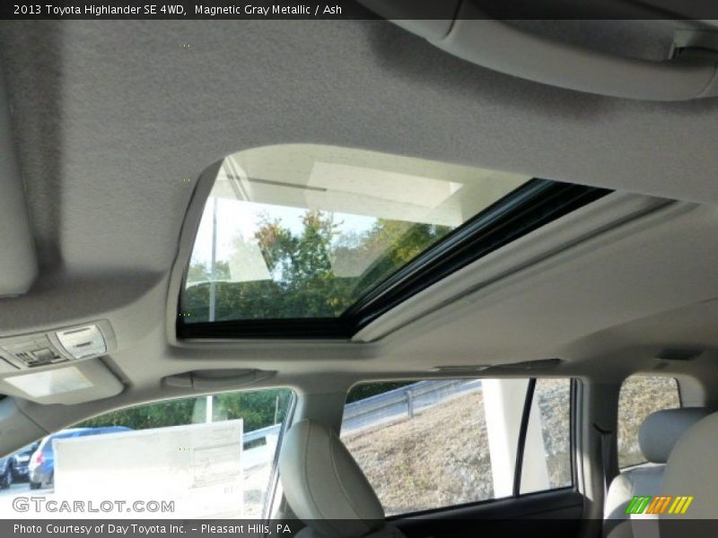 Magnetic Gray Metallic / Ash 2013 Toyota Highlander SE 4WD