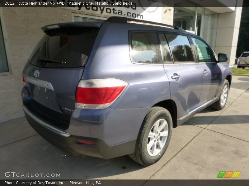 Magnetic Gray Metallic / Sand Beige 2013 Toyota Highlander V6 4WD
