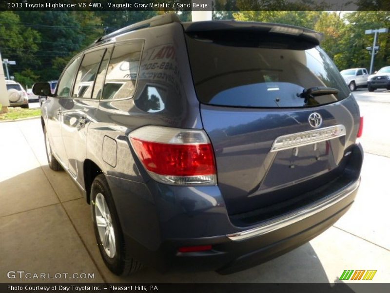 Magnetic Gray Metallic / Sand Beige 2013 Toyota Highlander V6 4WD