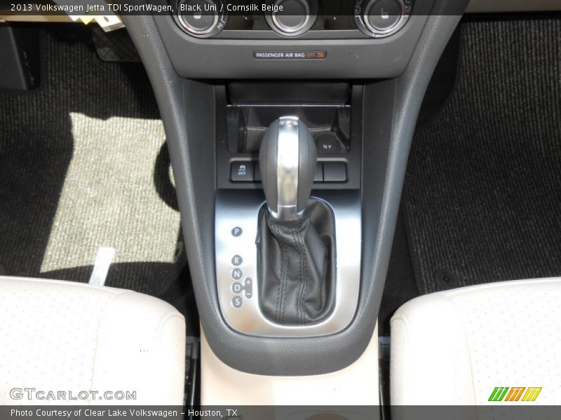 Black Uni / Cornsilk Beige 2013 Volkswagen Jetta TDI SportWagen
