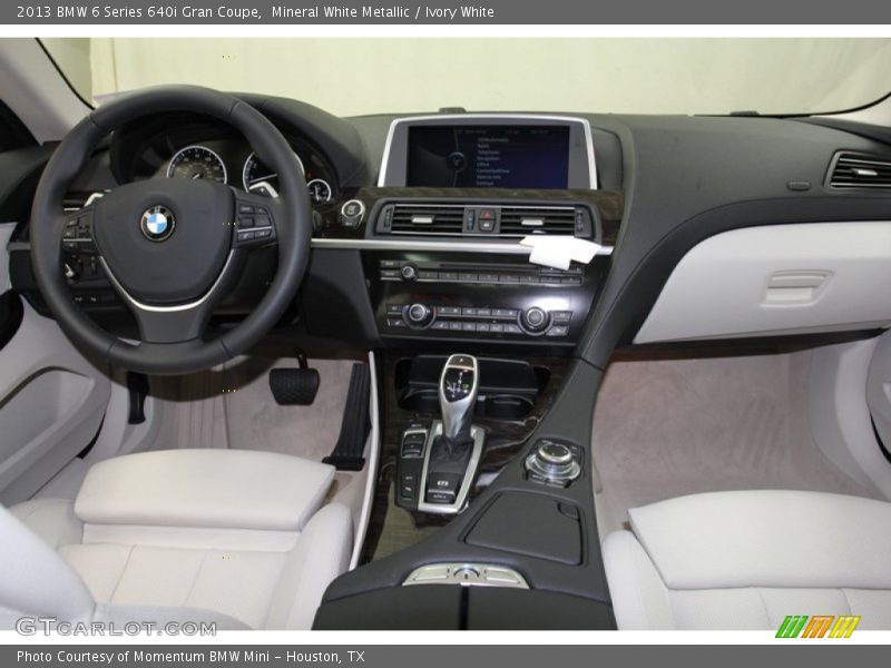 Dashboard of 2013 6 Series 640i Gran Coupe