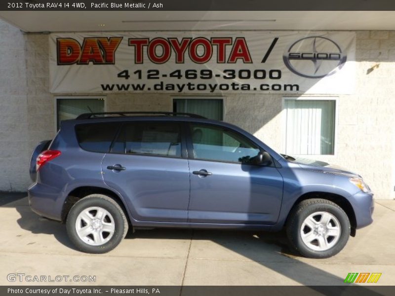 Pacific Blue Metallic / Ash 2012 Toyota RAV4 I4 4WD