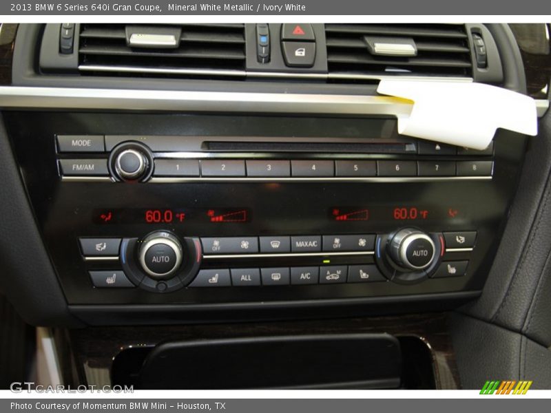 Controls of 2013 6 Series 640i Gran Coupe
