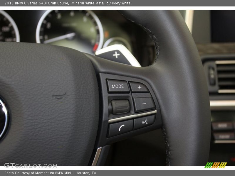 Controls of 2013 6 Series 640i Gran Coupe