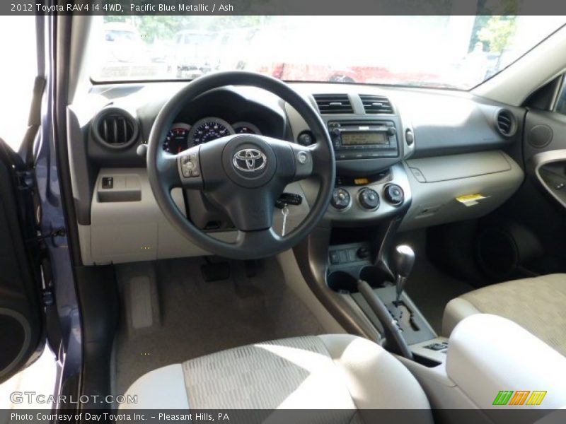 Pacific Blue Metallic / Ash 2012 Toyota RAV4 I4 4WD