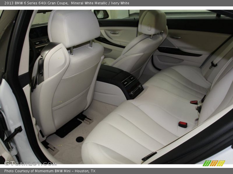 Rear Seat of 2013 6 Series 640i Gran Coupe