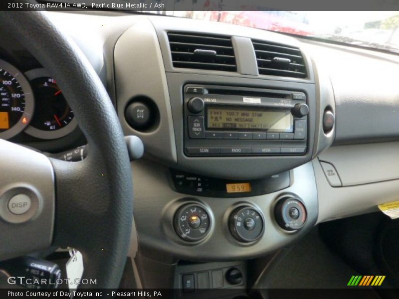 Pacific Blue Metallic / Ash 2012 Toyota RAV4 I4 4WD