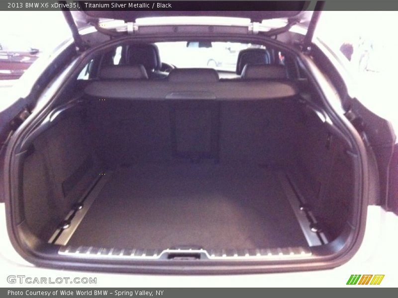Titanium Silver Metallic / Black 2013 BMW X6 xDrive35i