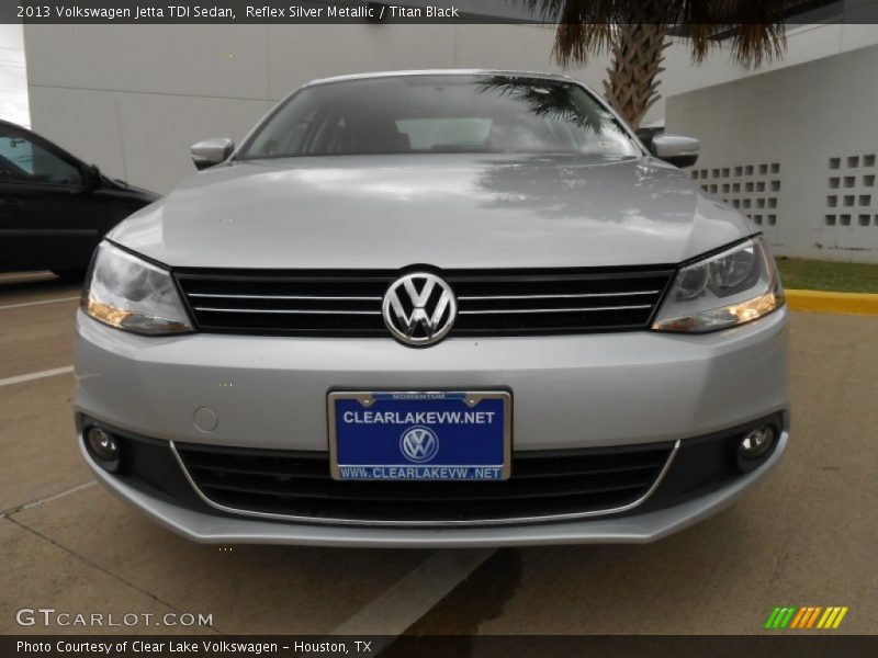 Reflex Silver Metallic / Titan Black 2013 Volkswagen Jetta TDI Sedan