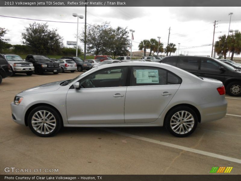 Reflex Silver Metallic / Titan Black 2013 Volkswagen Jetta TDI Sedan