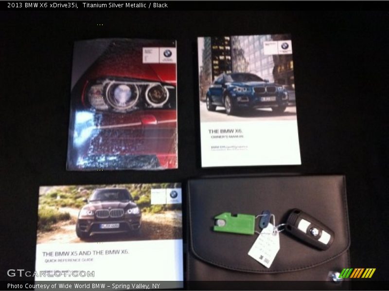 Titanium Silver Metallic / Black 2013 BMW X6 xDrive35i