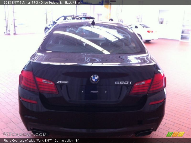 Jet Black / Black 2013 BMW 5 Series 550i xDrive Sedan