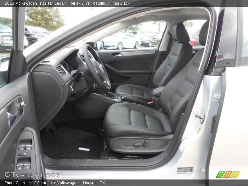 Reflex Silver Metallic / Titan Black 2013 Volkswagen Jetta TDI Sedan