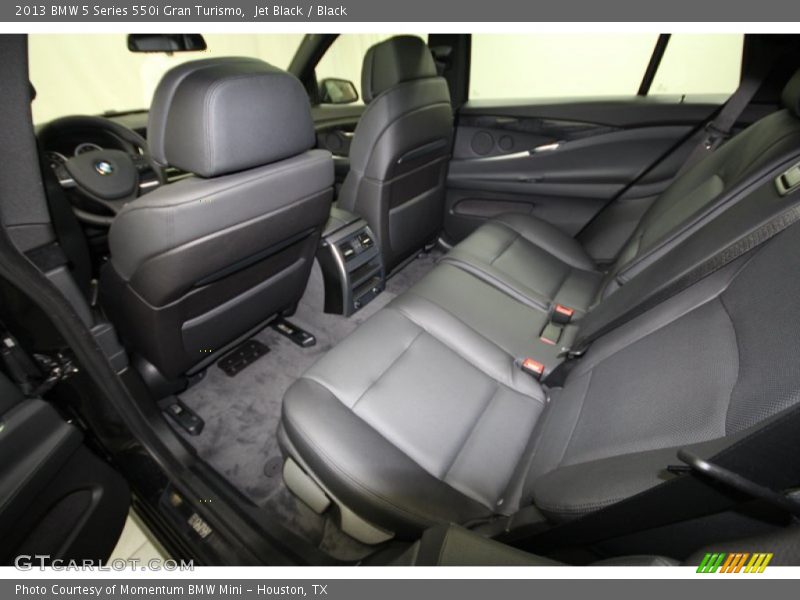 Rear Seat of 2013 5 Series 550i Gran Turismo