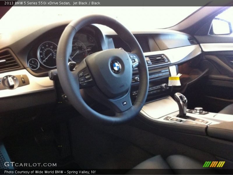 Jet Black / Black 2013 BMW 5 Series 550i xDrive Sedan