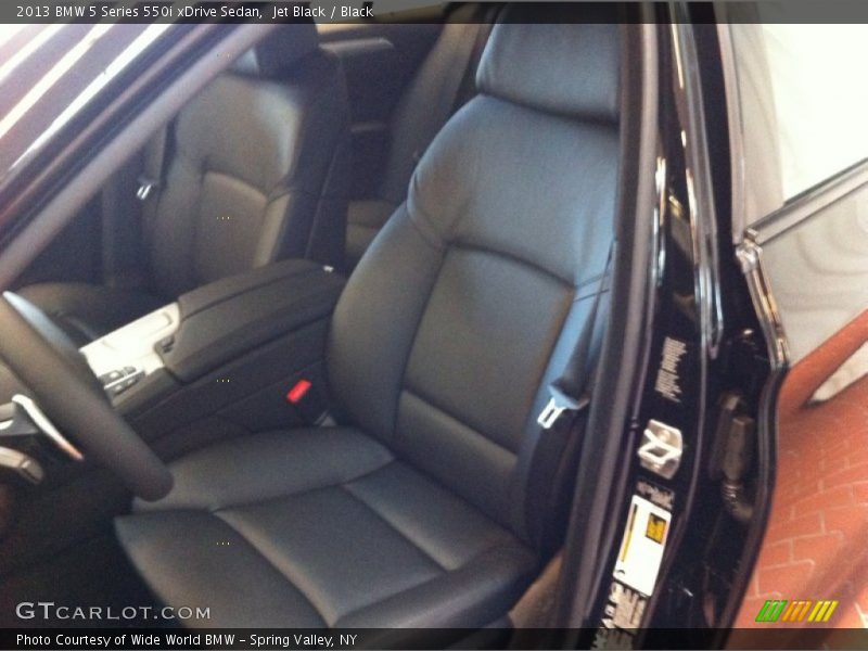 Jet Black / Black 2013 BMW 5 Series 550i xDrive Sedan