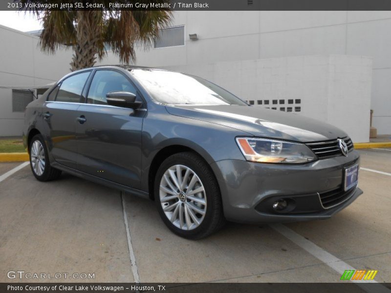 Platinum Gray Metallic / Titan Black 2013 Volkswagen Jetta SEL Sedan